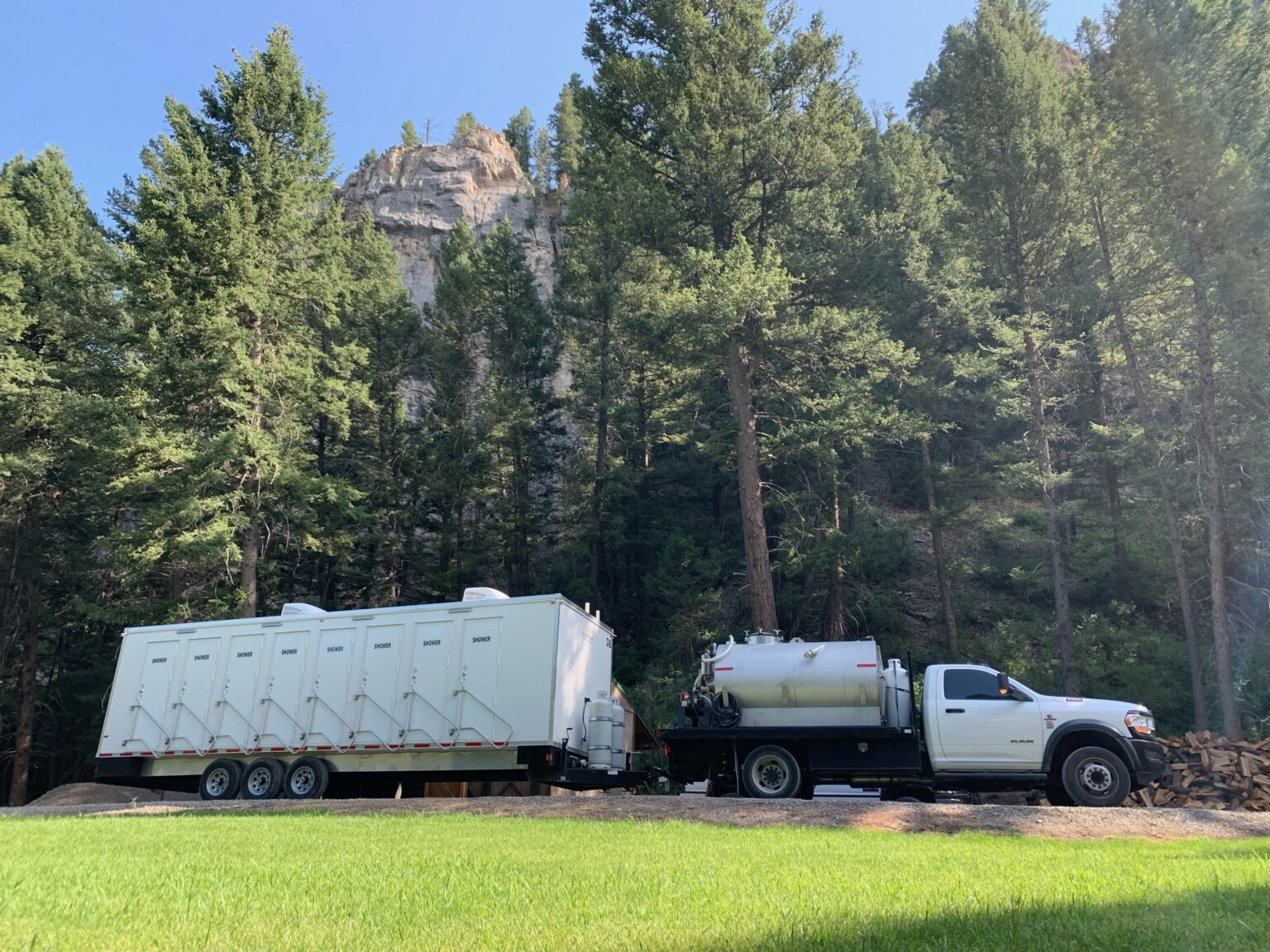 Shower Trailer Rentals in Fresno, Sacramento, & San Francisco Areas CA ...