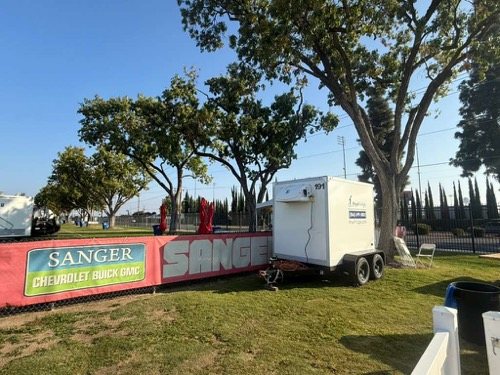 a unit set for a multi-day job, a Central Valley job