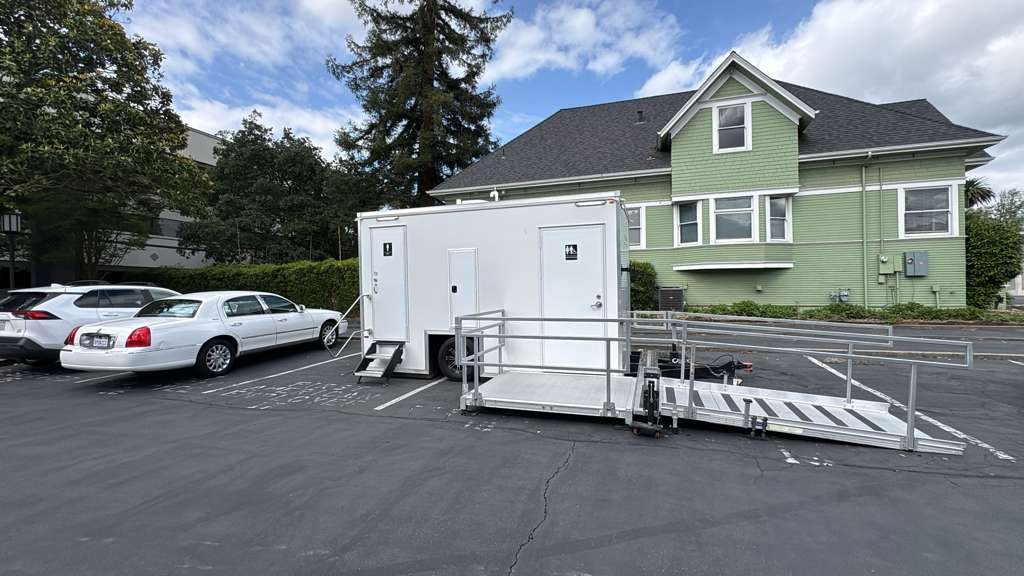 ADA trailer staged outside West Valley City