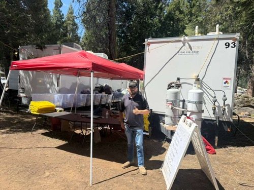a combo unit with a washer and dryer, a Los Angeles County job