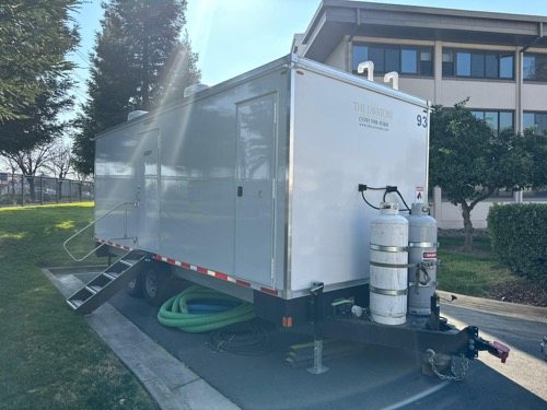 laundry trailer ready for a crew in Colorado