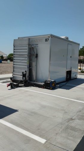 Lavatory unit a combo unit with a washer and dryer outside Salt Lake City