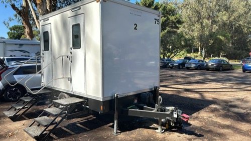 5-Station Restroom Trailer available for celebrations of life around Sparks
