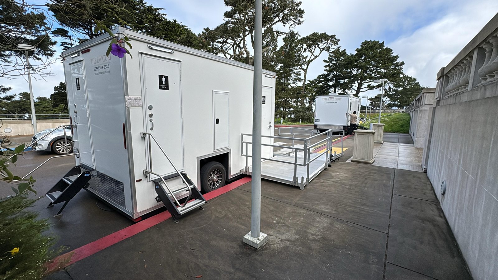 ADA + 2 Restroom Trailer for rent near Lindon and Orem