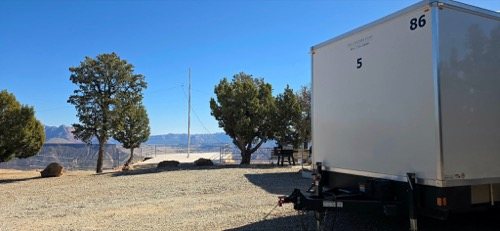 5-Station Restroom Trailer, delivered to venues from Sandy to Cottonwood Heights